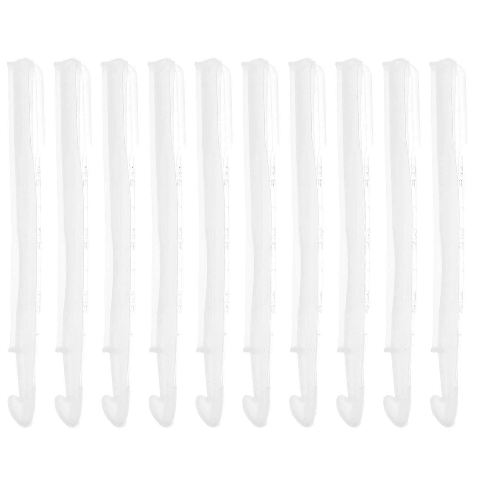 20pcs DIY Crochet Hook Epoxy Mold Knitting Hook Sewing Tools Mold with Droppers