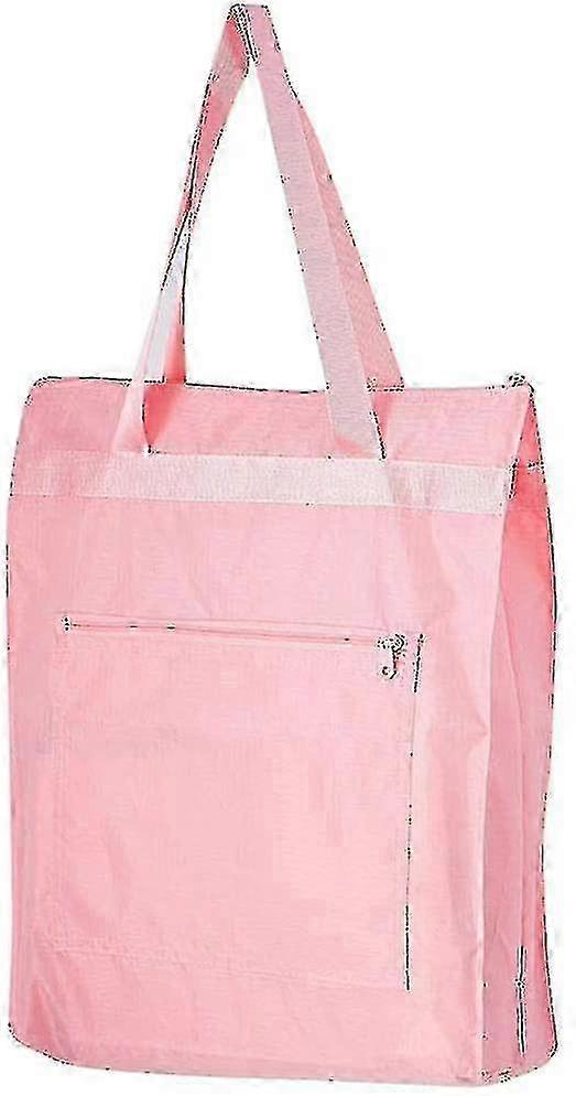 Waterproof Foldable Large Shopping Bagpink hwy