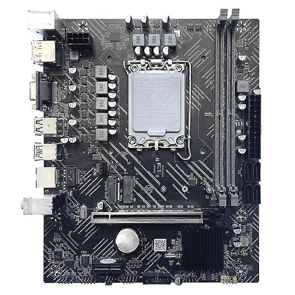 H610 Mboard A1700 Ddr4 Pcie 16x Gigabit Lan 2x32gb For G6900 G7400 I3 12100 I5 12500