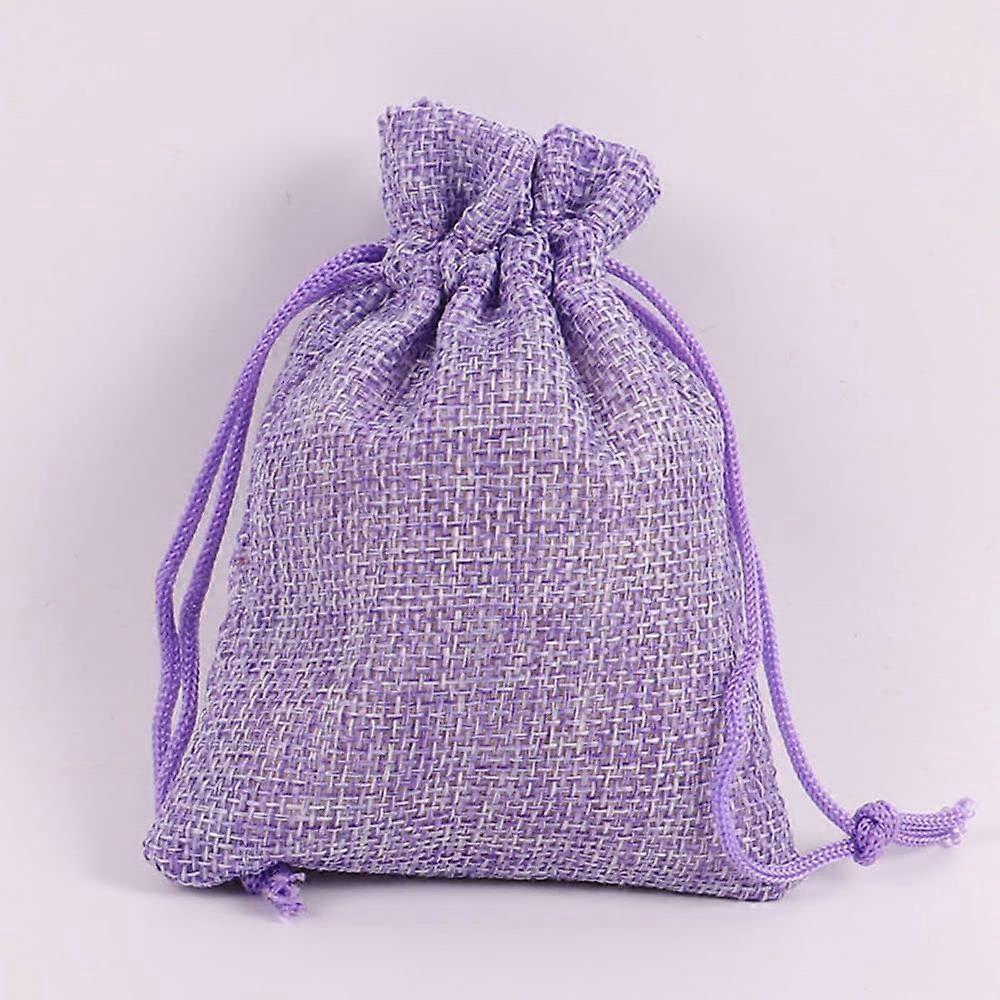 15 cm x 20 cm Jute Bags - 10 Pack Gift Bags with Drawstring for Weddings, Parties, Birthdays, DIY Crafts, Style 13