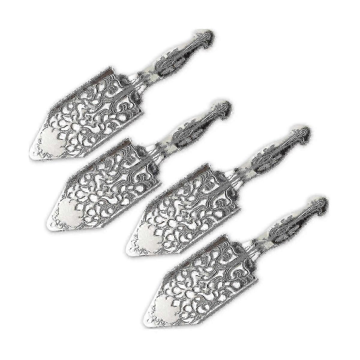 Vintage Stainless Steel Absinthe Spoons Set of 4