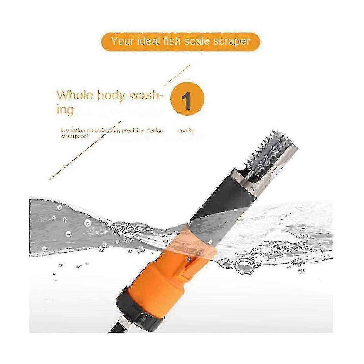 Electric Fish Scaler 6800Forward and Reverse Fish Scale Remover Seafood Tool Cleaner Waterproof Por 2025