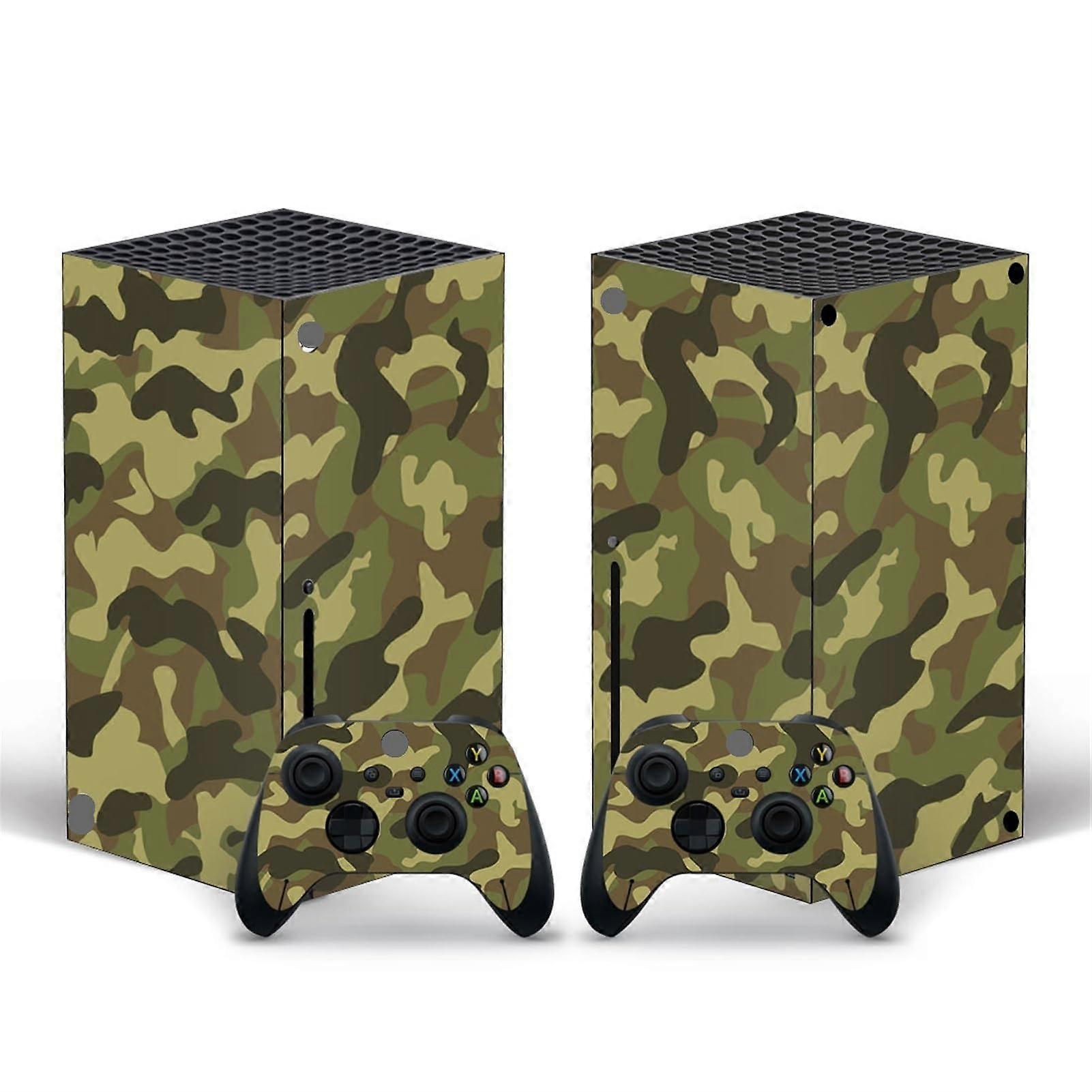 Vinyl Skin Sticker Cover for Xbox Series X Console with 2 Free Wireless Controller Decals, Durable and Customizable Wrap
