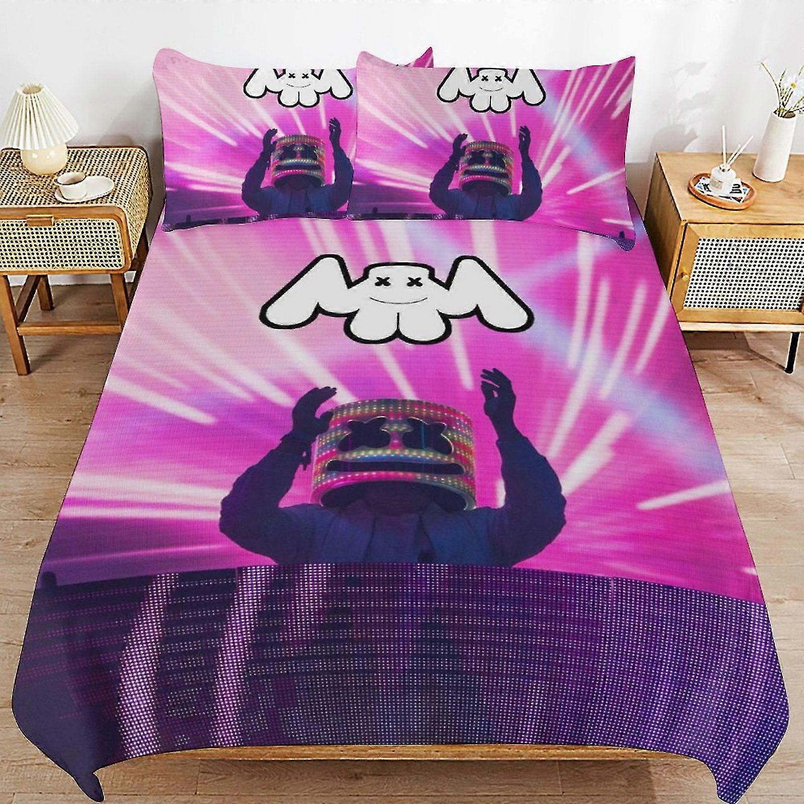 Conjuntos de cama macia Capa de edredom Conjunto de edredom para decoração de quarto Presente para meninos Meninas Adolescentes Crianças 3 peças com 1 capa de edredom