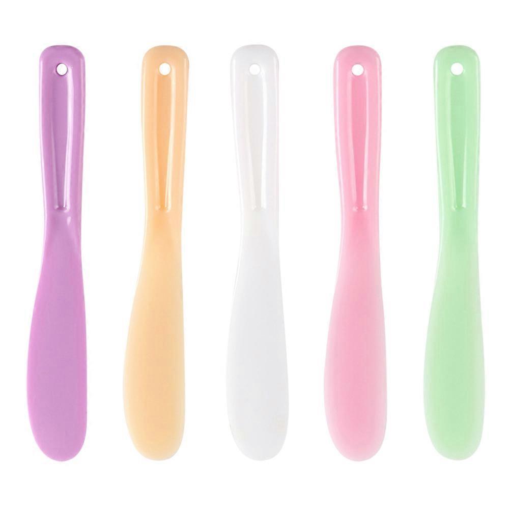 Beauty Mask Tool Silicone Mask Mixing Plate Stirring Stick For Women Beauty Salons 5Pcs