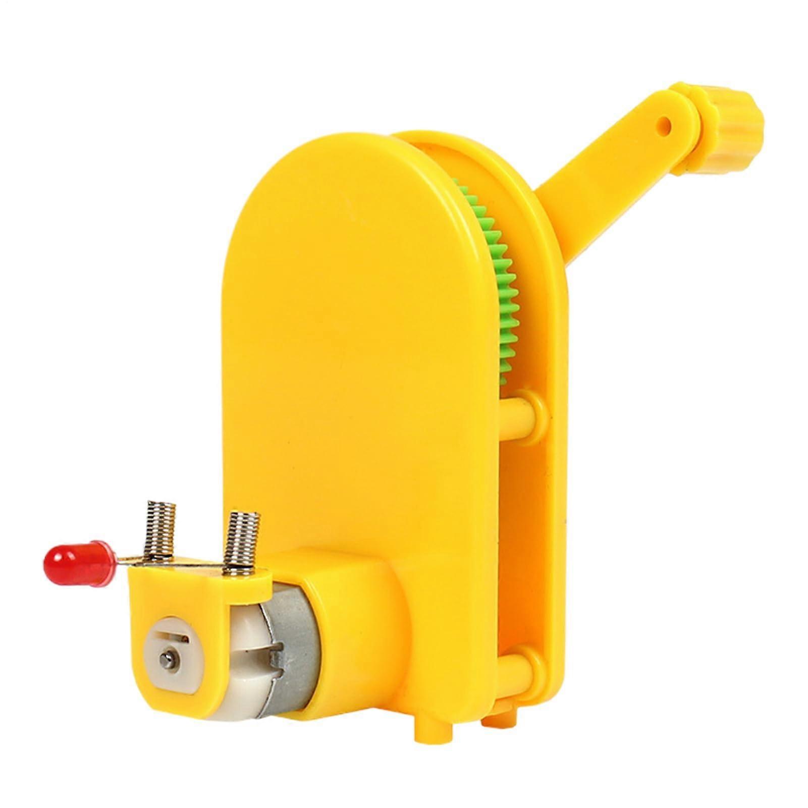 Building Toy Hand Crank Generator Toy STEM Tool Safe Materials 3.14 Inch Engineering Kit For School Classroom Home