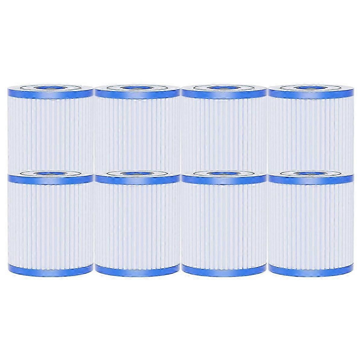 8er-Pack Poolfilter H für Intex 29007E Typ Kartusche