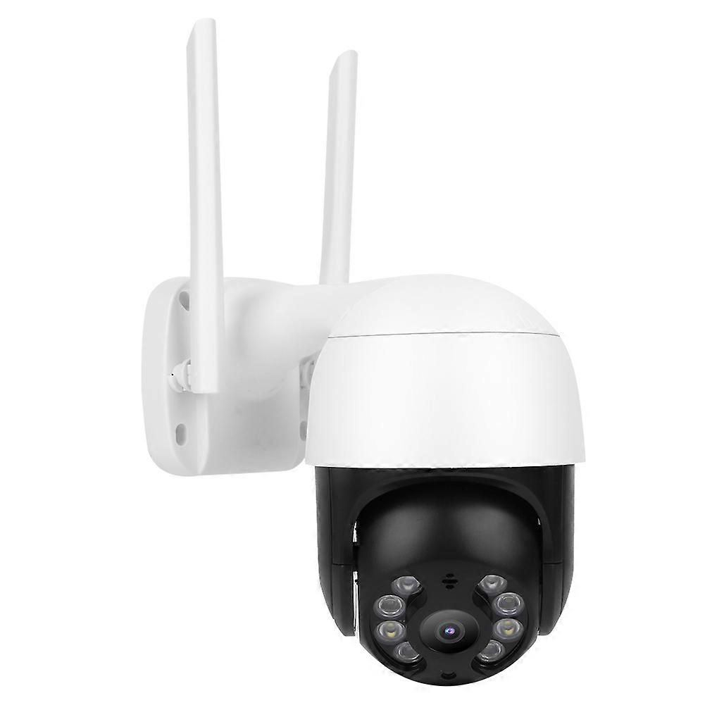 1080P Wifi PTZ Camera 8 Lights IP66 Waterproof Human Detect Full Color Night Vision for Home Security 100‑240VEU