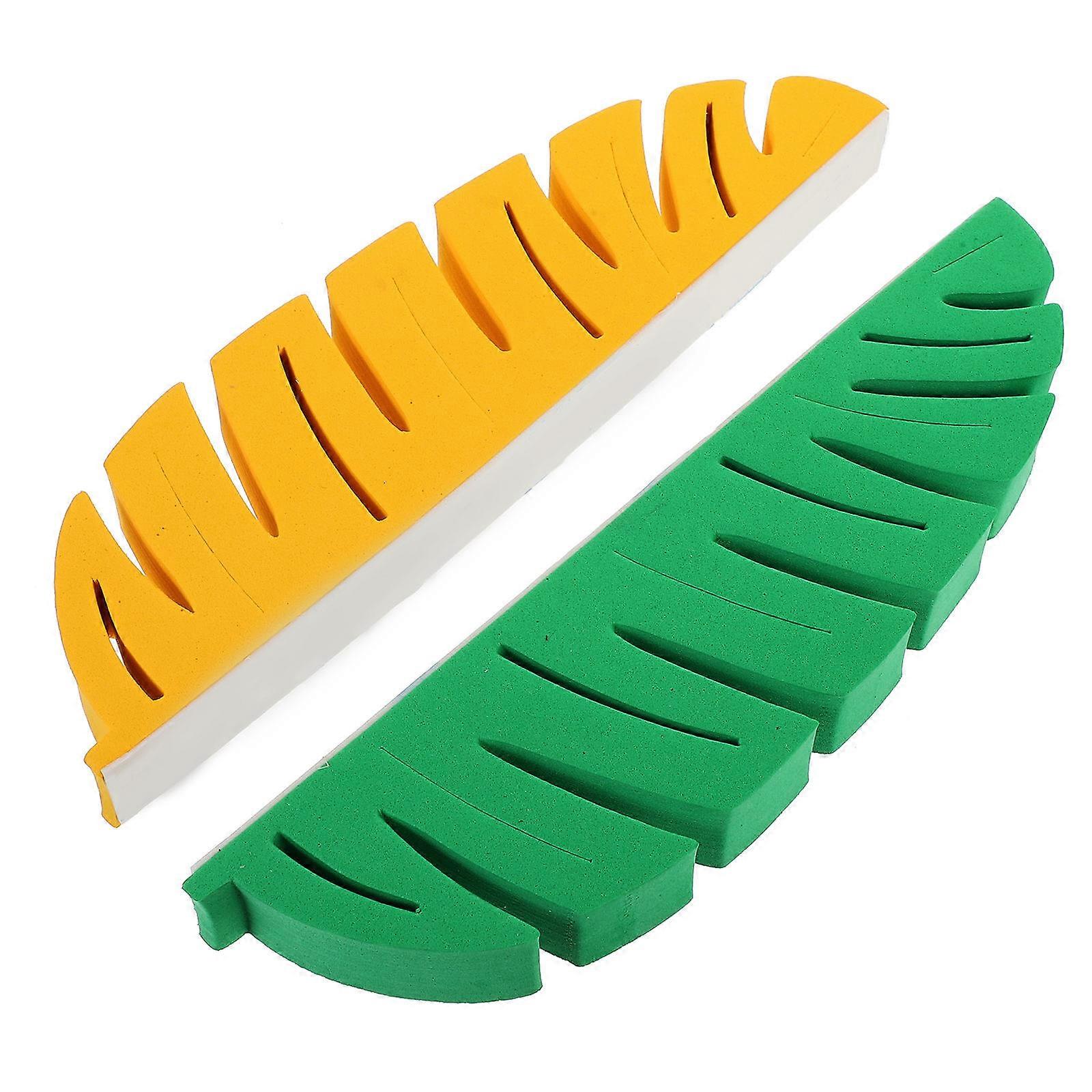 Bathroom Wall Mounted Storage Toothbrush Wall Mount Brush Holder 19x5x2cm 2Pcs