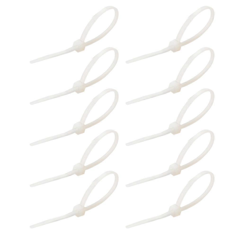 200Pcs Plastic Nylon Cable Ties Self-Locking Cord Straps Adjustable Cables Fastening Loop Home Office Wire Zip Ties