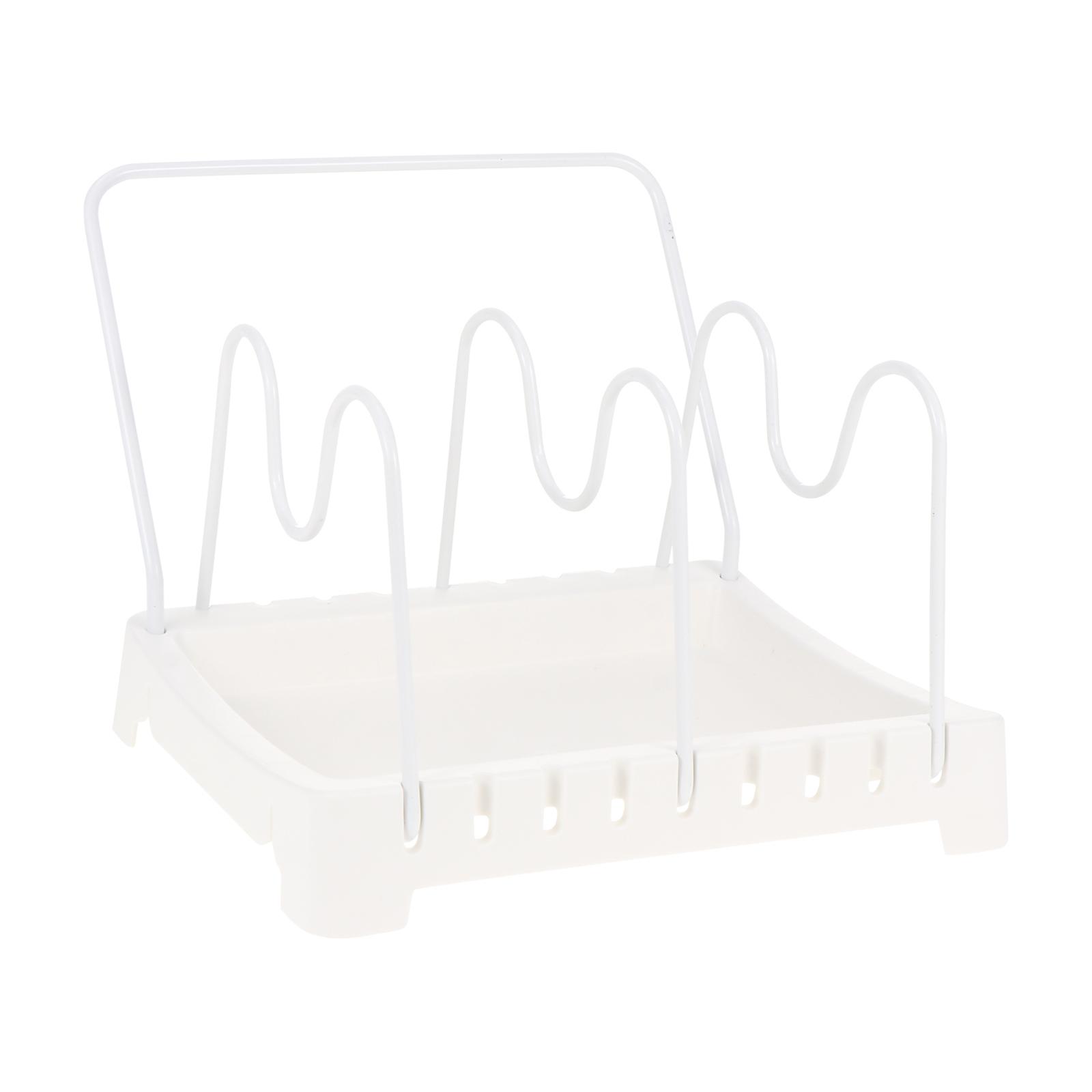 Nordic Style Cutting Board Rack for Home White PP Material Keeps Kitchen Tidy and Organized