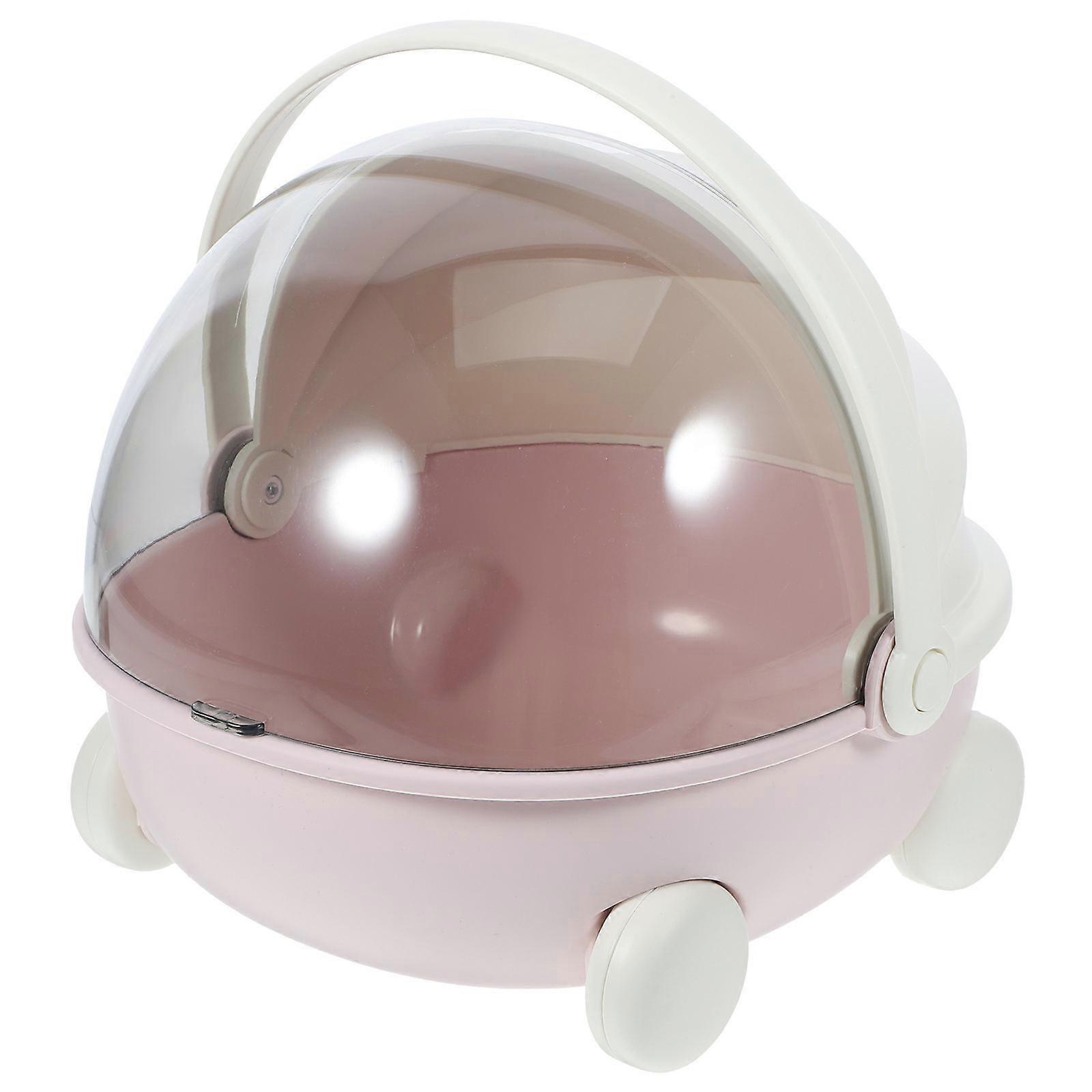 Desktop Storage Box Holder for Storage Use Multifunctional Pink Organizer