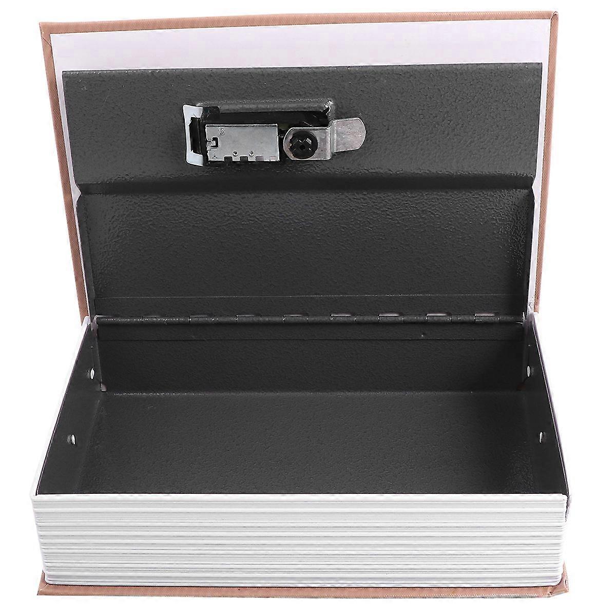 Safe Box Butterflies Pattern Metal Personal Space Storage 24X15.7CM Security Storage Combination Lock 1Pack