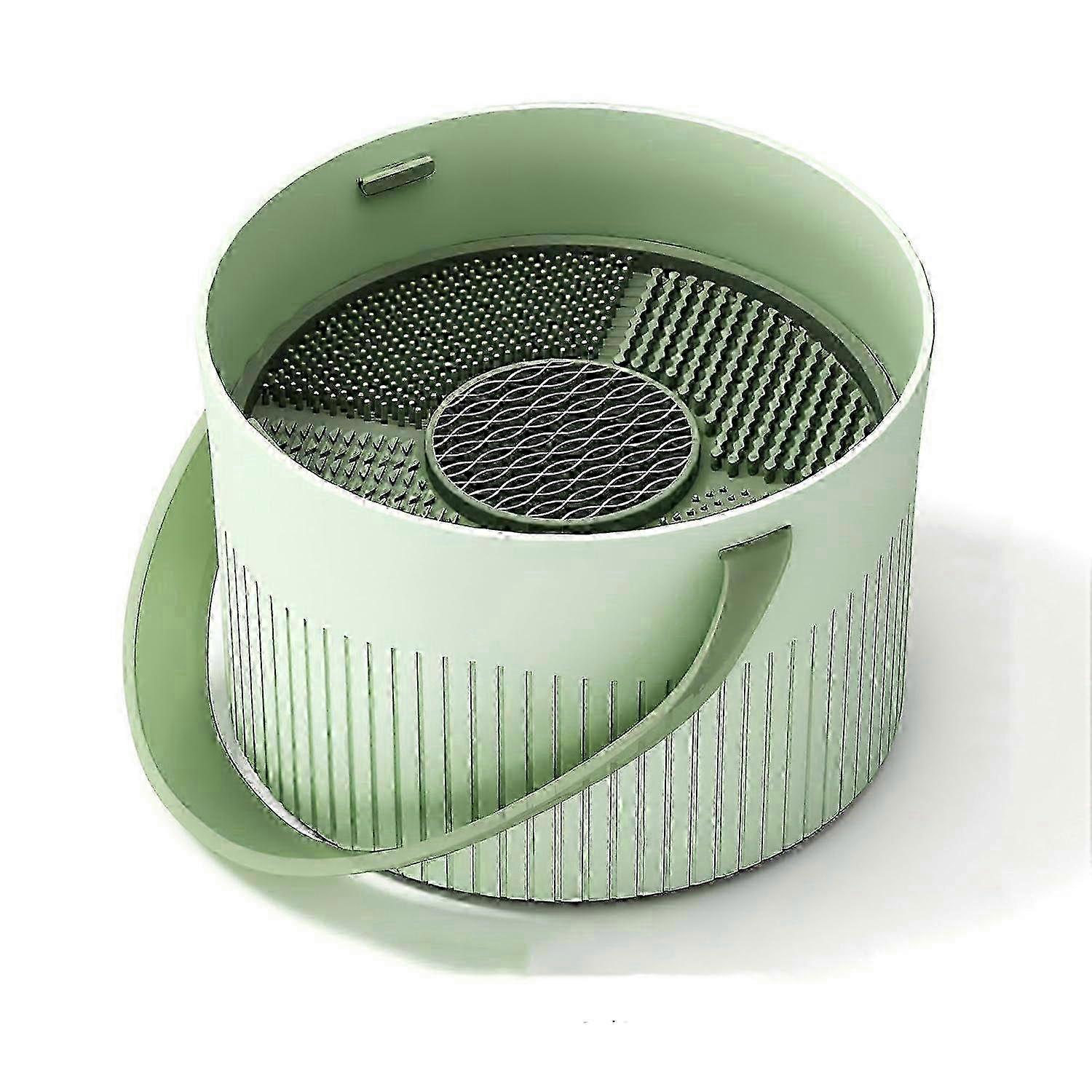 シリコンメイクアップブラシクリーニングボウル - 滑り止めベース付きのブラシとアプリケーター用の簡単なクリーニングツール