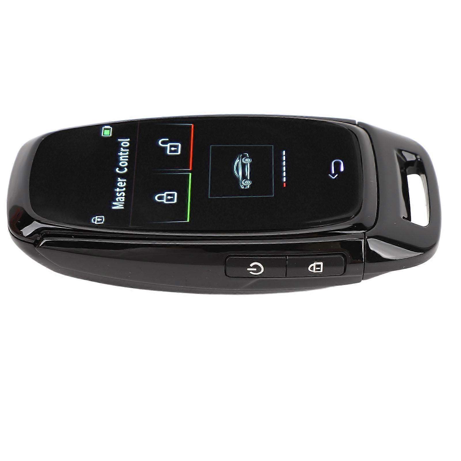 Slimme Auto Keyless Entry Sleutel Met LCD Scherm - Bluetooth 5.0 Keyless Autosleutel Zilver Voor One Click Start