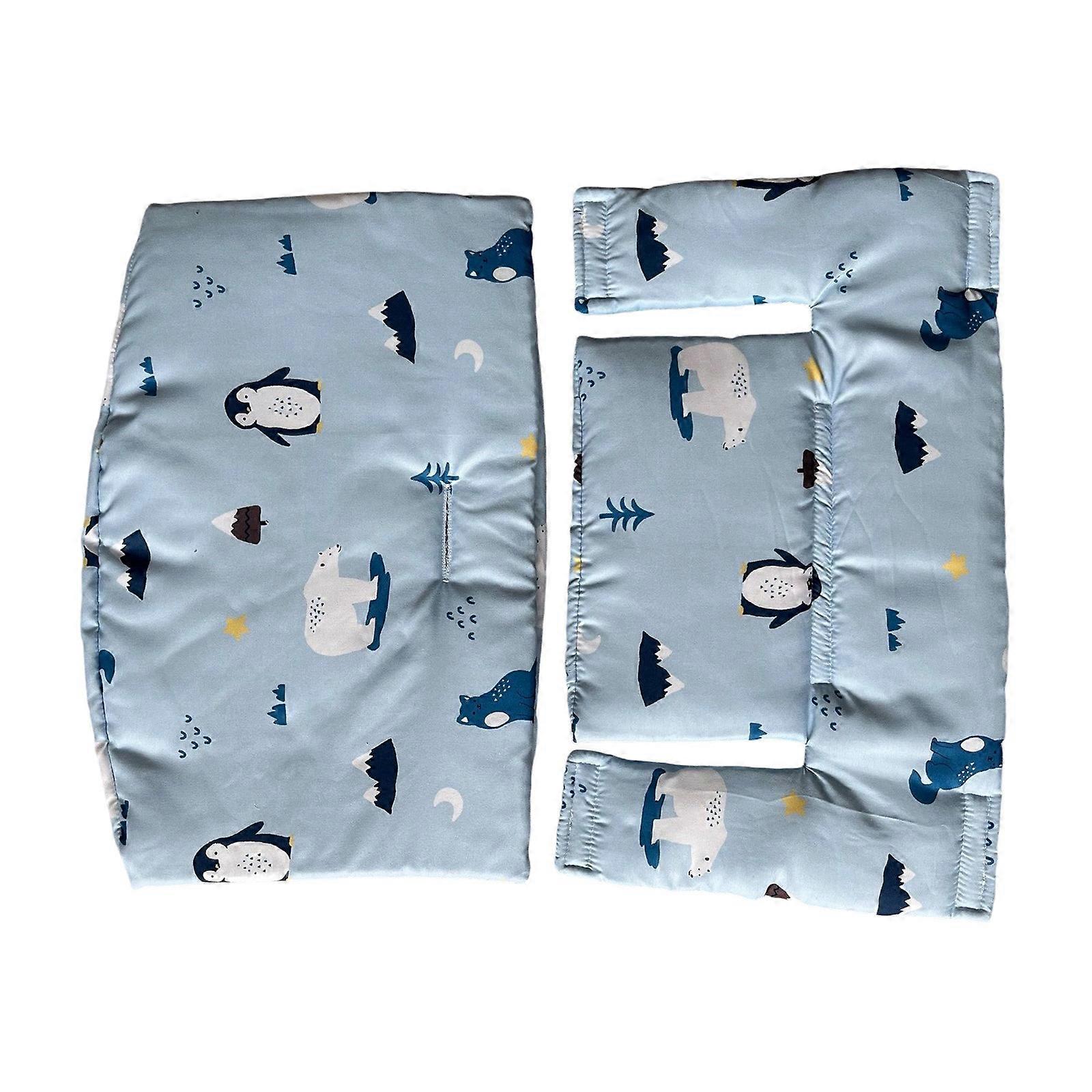 Breathable Cotton Infant Seat Cushion & Back Support Pad Set for Secure Nonslip Fit and Ergonomic Support Cushion Multicolor