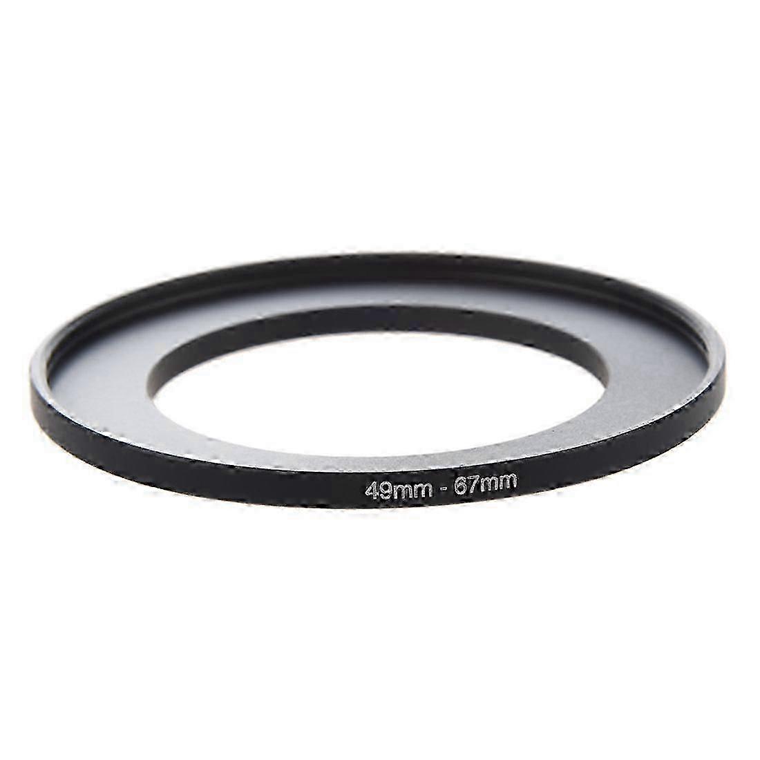 Camera Lens Filter Step Up Ring 49mm-67mm Adapter Black hwy