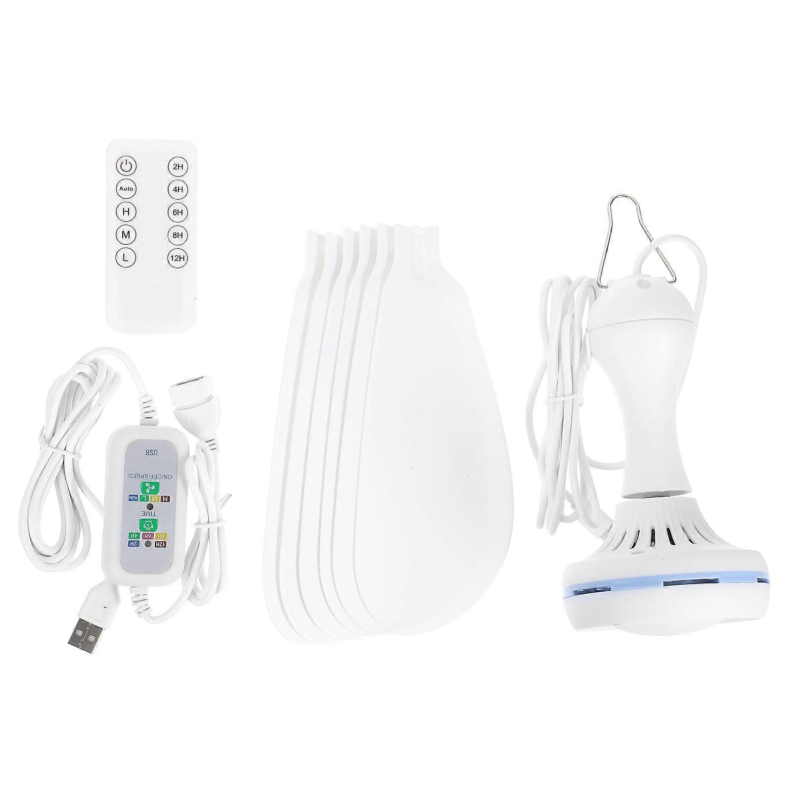 Ceiling Fan For Tent Portable Usb Powered Summer Use 1Set