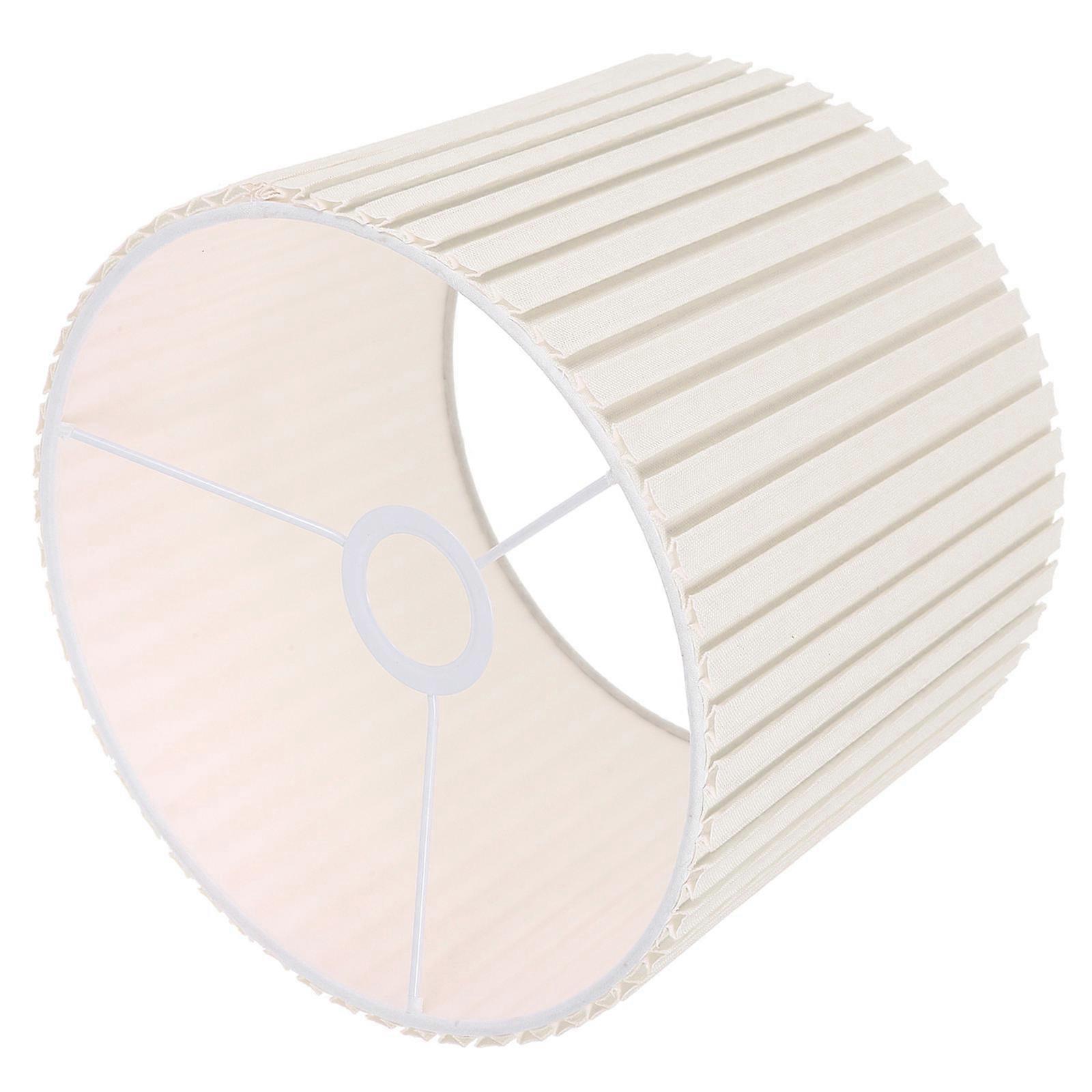Cloth Drum Lampshade Replacement For Tabletop Pendant Lights Rustic Design Cover For Bedroom Nursery