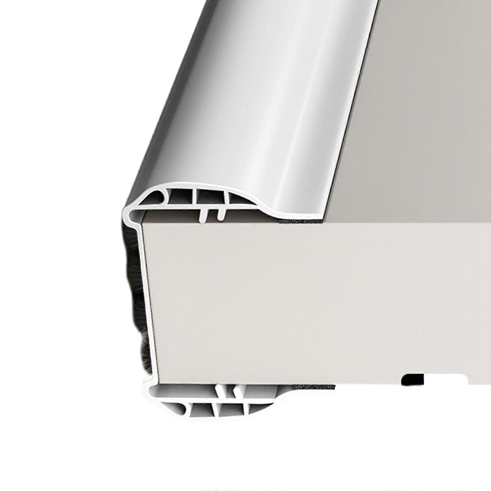 Door Draft Stopper for Bottom Under Door Draft Noise Blocker Soundproof Seal Strips Adjustable Interior Front Door Sweeps White