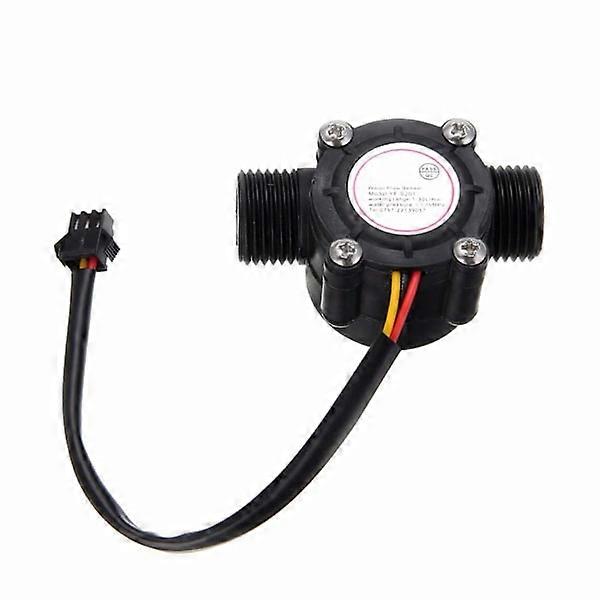 G1/2" Water Flow Sensor, 1-30L/min 1.75MPa Water Flow Hall Effect Sensor Switch, Flow Meter, Water Flow Sensor