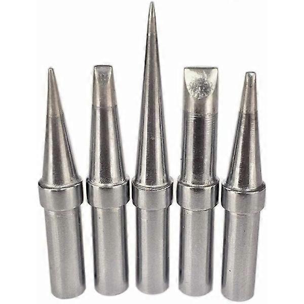 5pcs replacement soldering tips, lead-free soldering tip kit for Weller WESD51 WESD50 WCC100