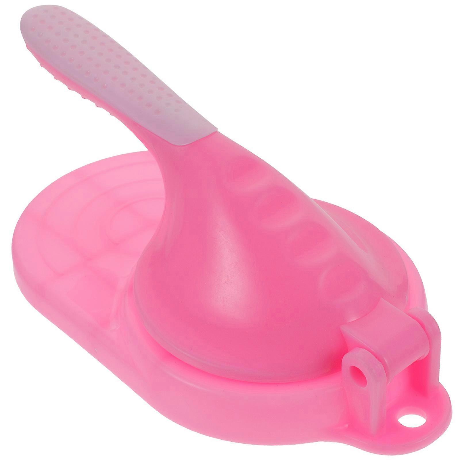 Pink Dumpling Maker Press for Kitchen Use Convenient Easy to Clean Sturdy Handles