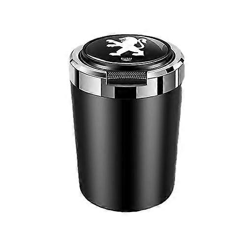 Auto Ashtray Portable Car Accessory With Lid Smoke-Free Windproof Detachable Easy To Clean For Peugeot 9X8 2021 2022 2023
