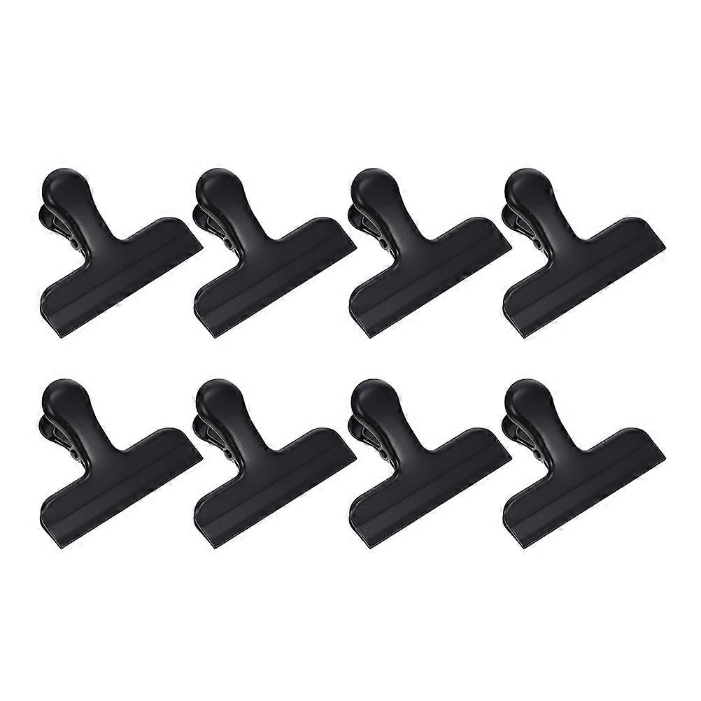 Stainless Steel Food Clips for Home Use Premium Quality with Strong Spring Mechanism 8 Pieces