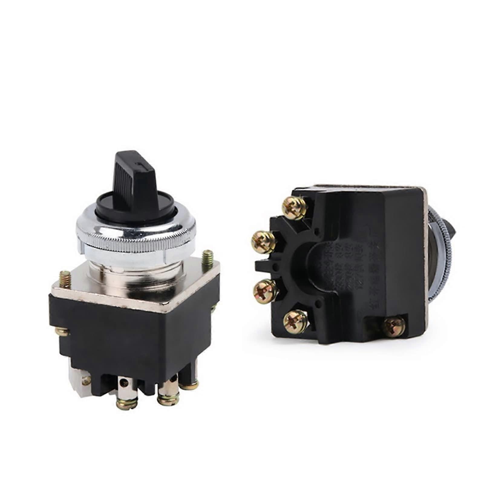 Button Switch Joystick Controller 30mm Main Switch LS2-2 LS2-3 Rotary Selector Switch 2/3 Gears 380VAC 10A Color LS2-3