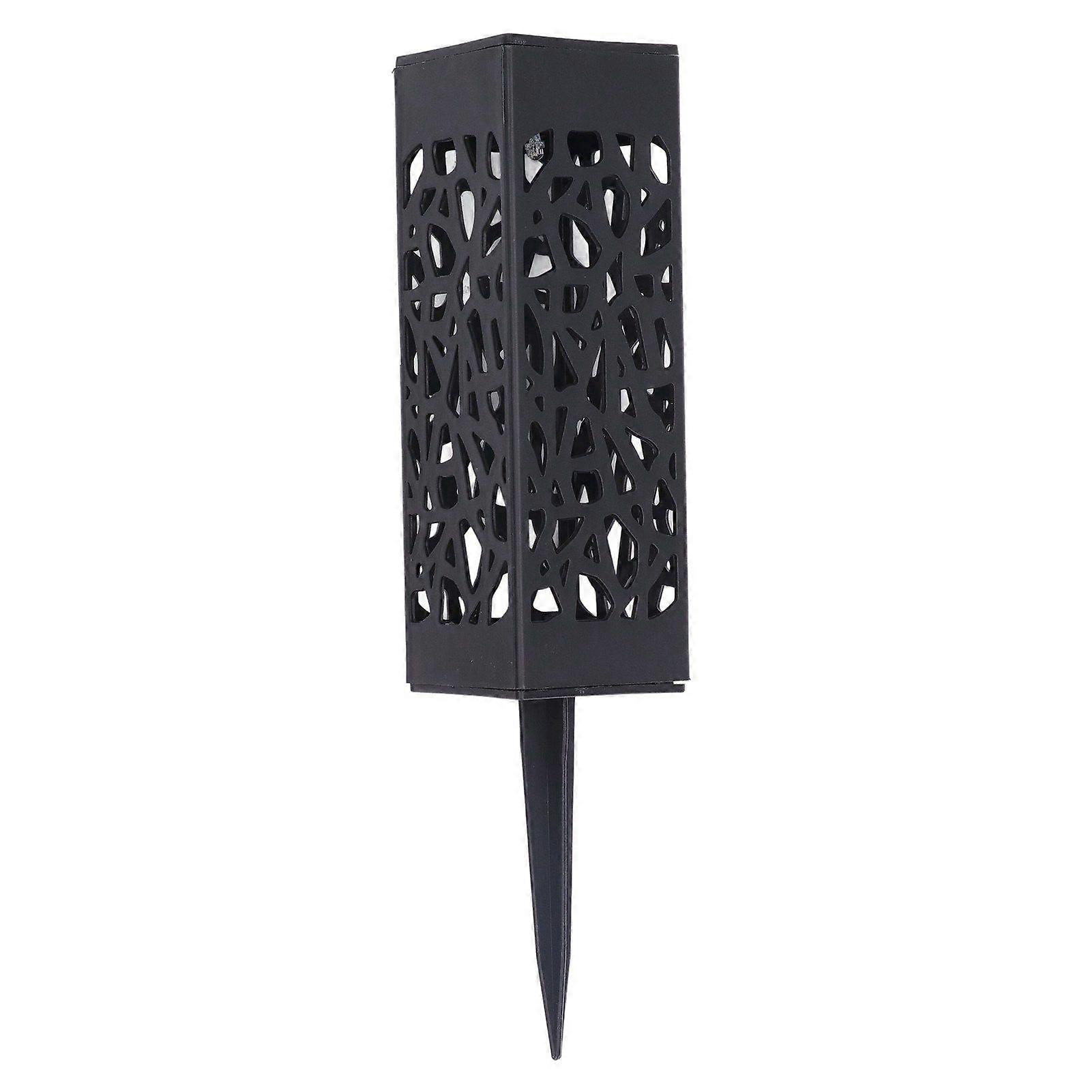 Landscape Light Waterproof Energy Saving Hollow Pattern Decorative Solar Garden Insert Light Warm Light