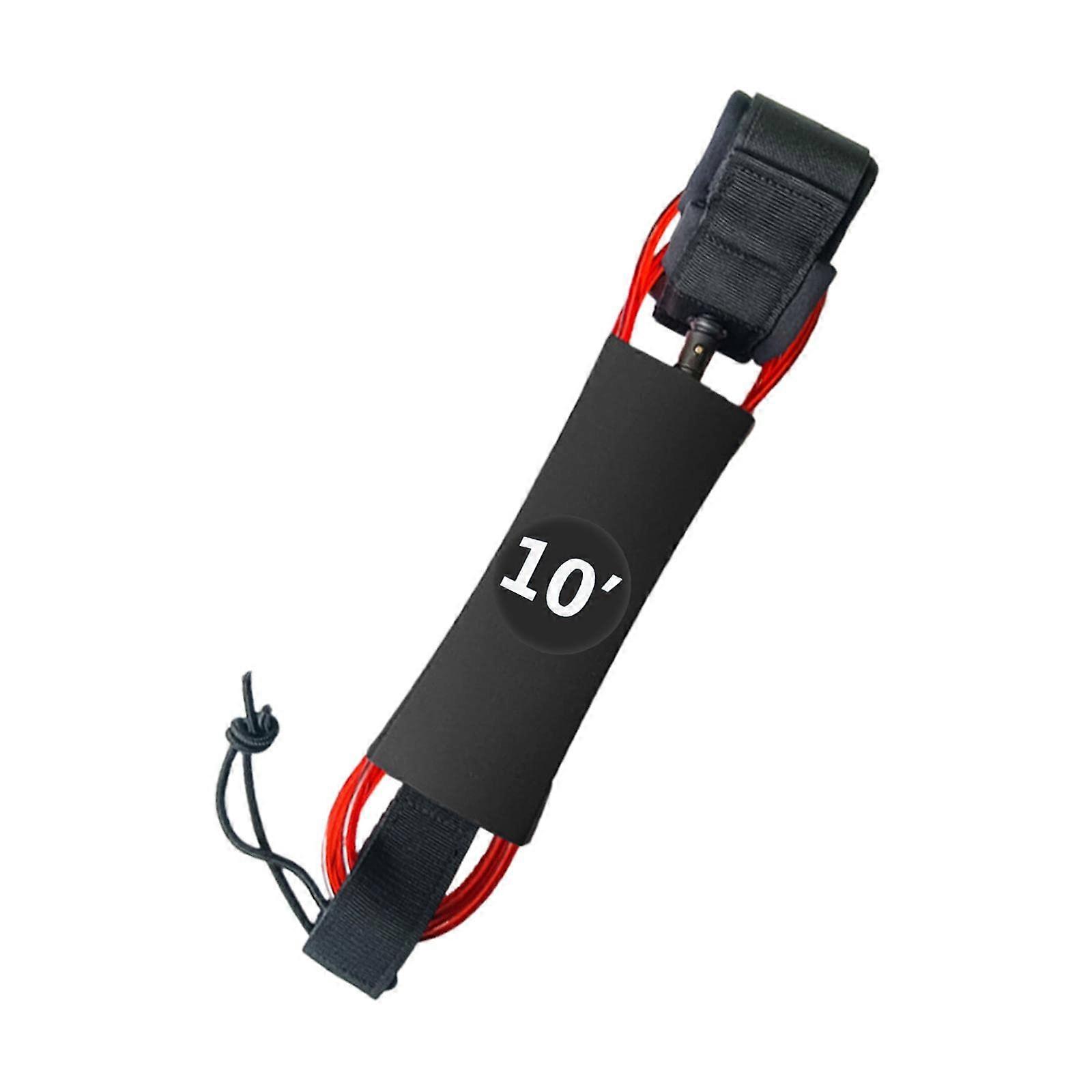 SUP Leash for Paddleboard, Raft, Red, 10 ft