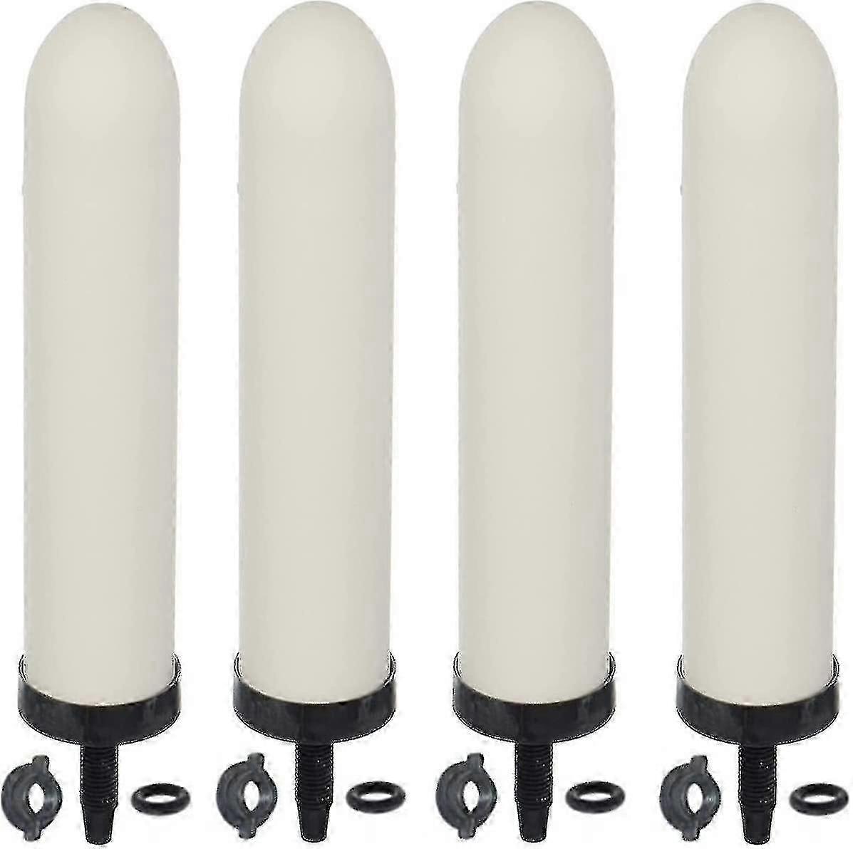 4 Pack Replacement Ceramic Water Filters Compatible Water Filtration System-k