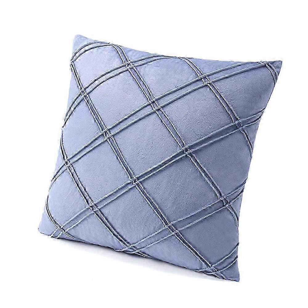 Silver Edge Square Cushion Cover - Stylish Home, Office & Travel Pillow Case for Comfort and Support