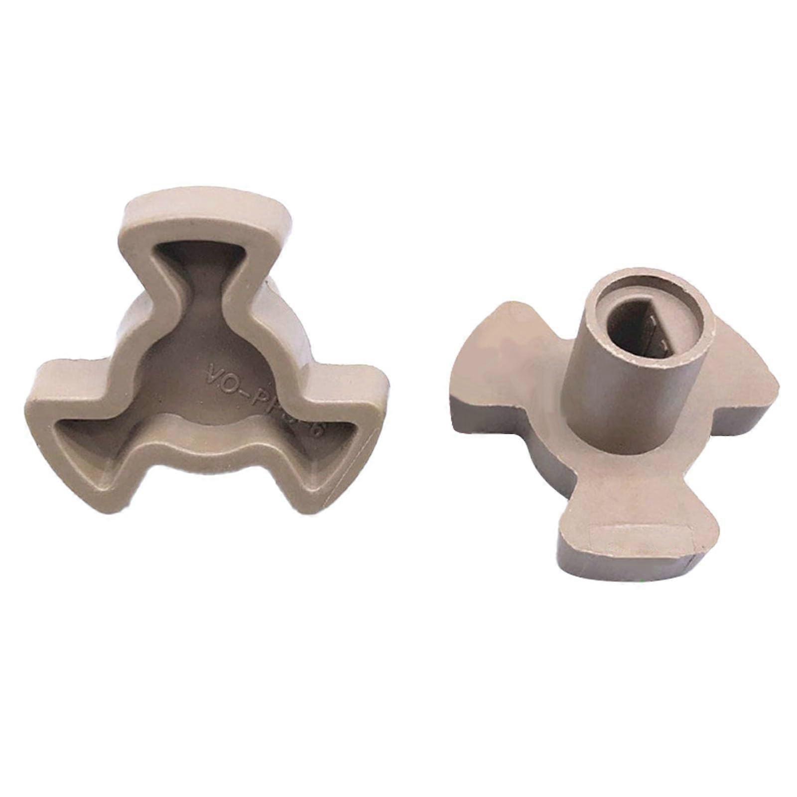 Spare parts for microwave turntables: Yshaped drive hub and glass plate adapter for smooth rotation (A, One Size)