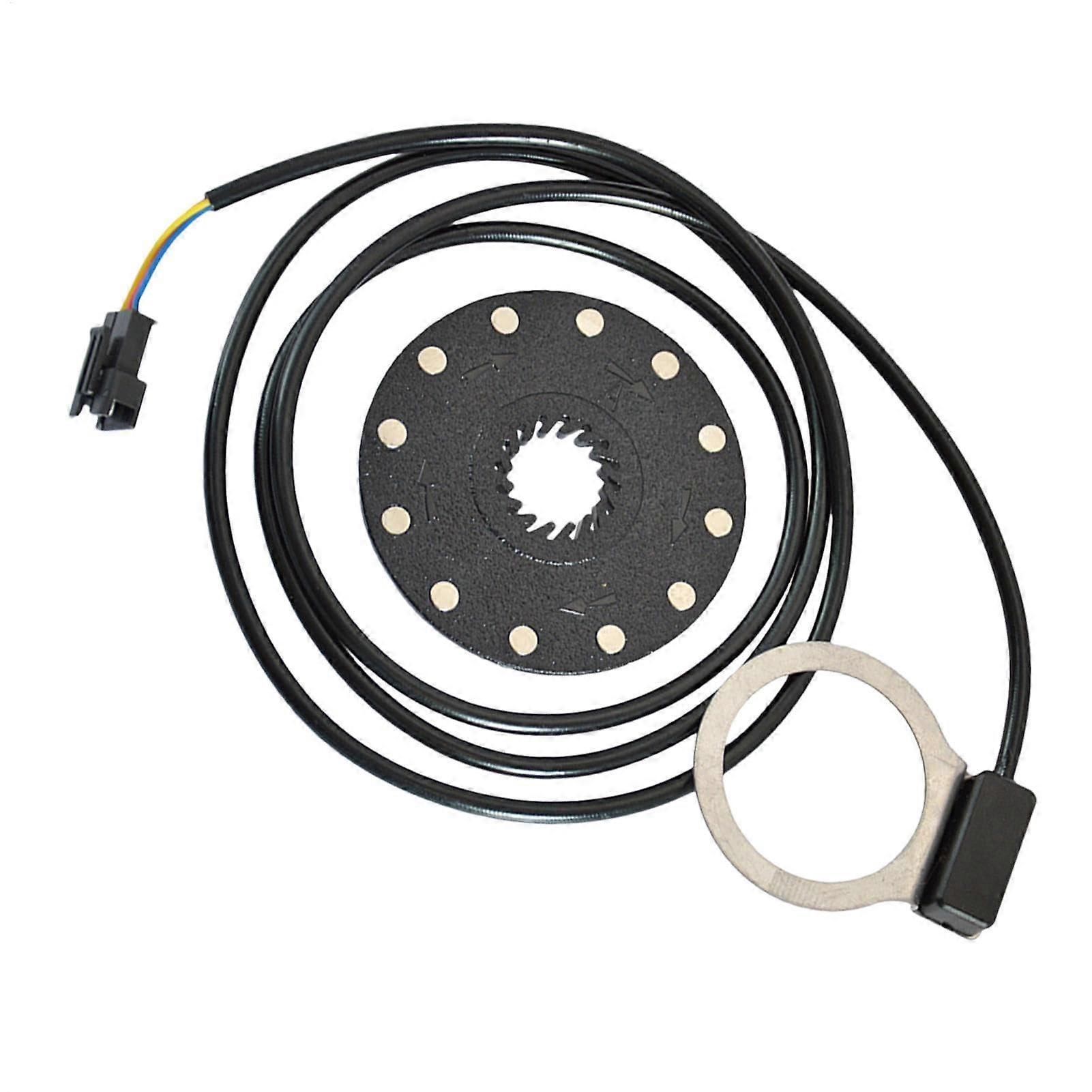 Electric Assistance Sensor, High Sensitivity Multi Magnetic Speed Sensor for E-Bikes, Lightweight Durable Design, 12 Magnetic