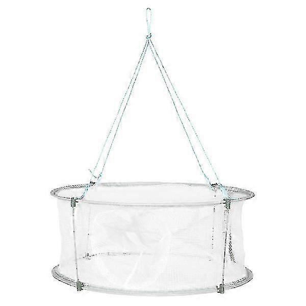 Professional Foldable Crawfish Trap with Supporting Rod  Durable Design