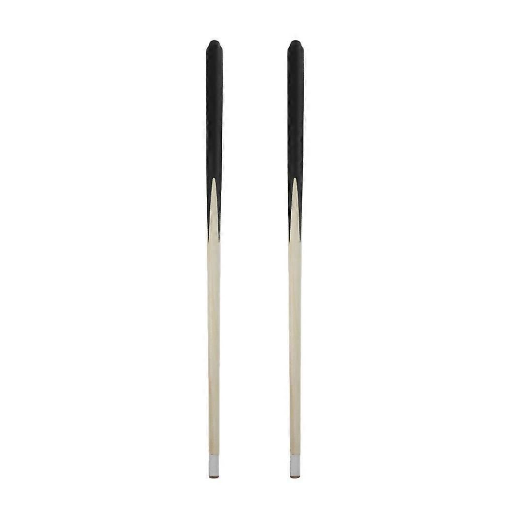 Portable Kids Pool Cue Stick for Playing Made of Wood Lightweight Compact Design Fits Easily into Bag 2 Pieces