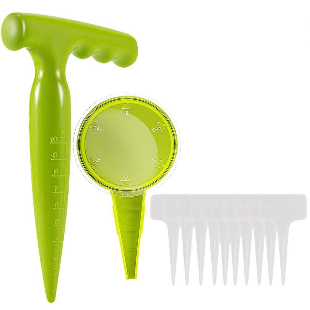 Plastic Garden Planter Tool for Seed Sowing Dispenser Green Color Small Size Portable and Durable