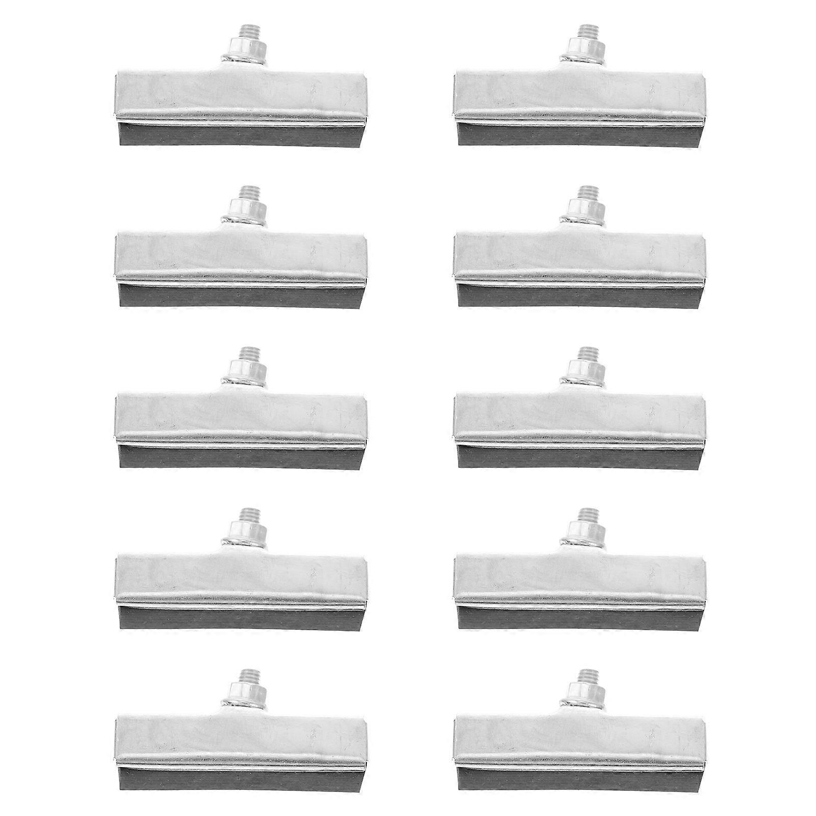 Wear-resistant Bike Brake Pads with Noise Reduction for Safe Use 10pcs Black