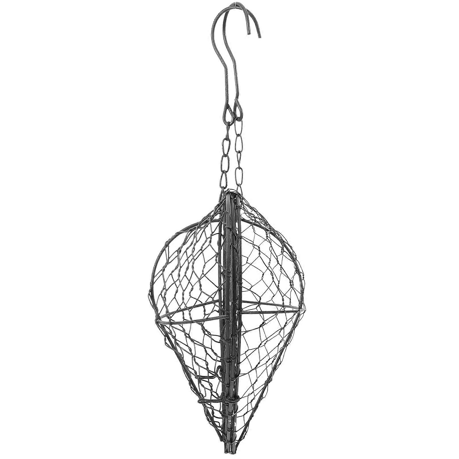 Artistic Heart Shape Hanging Planter For Office Decoration With Net Design 1Pack