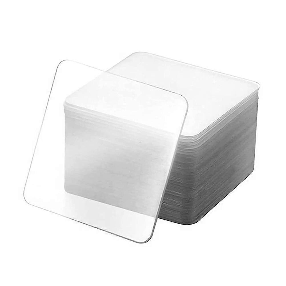20 Pack Strong Nano Tape Stickers, Reusable Double Sided Adhesive Squares for Home, Crafts, Wall Mounting and Bathroom Storage Solutions