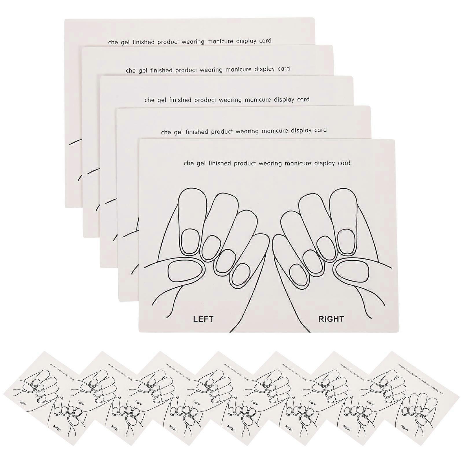 15pcs Nail Color Cards for Professional False Nail Tips Showing Paper Cards in Salon