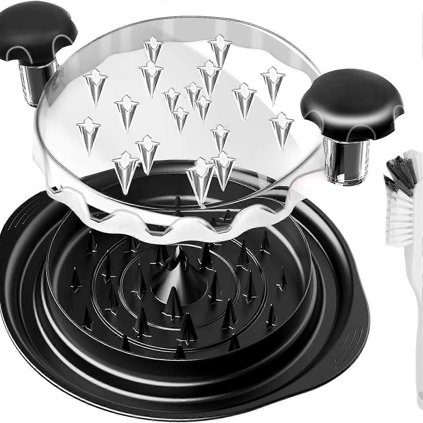 Chicken shredder with handle and non-slip base, convenient tool for shredding chicken breast