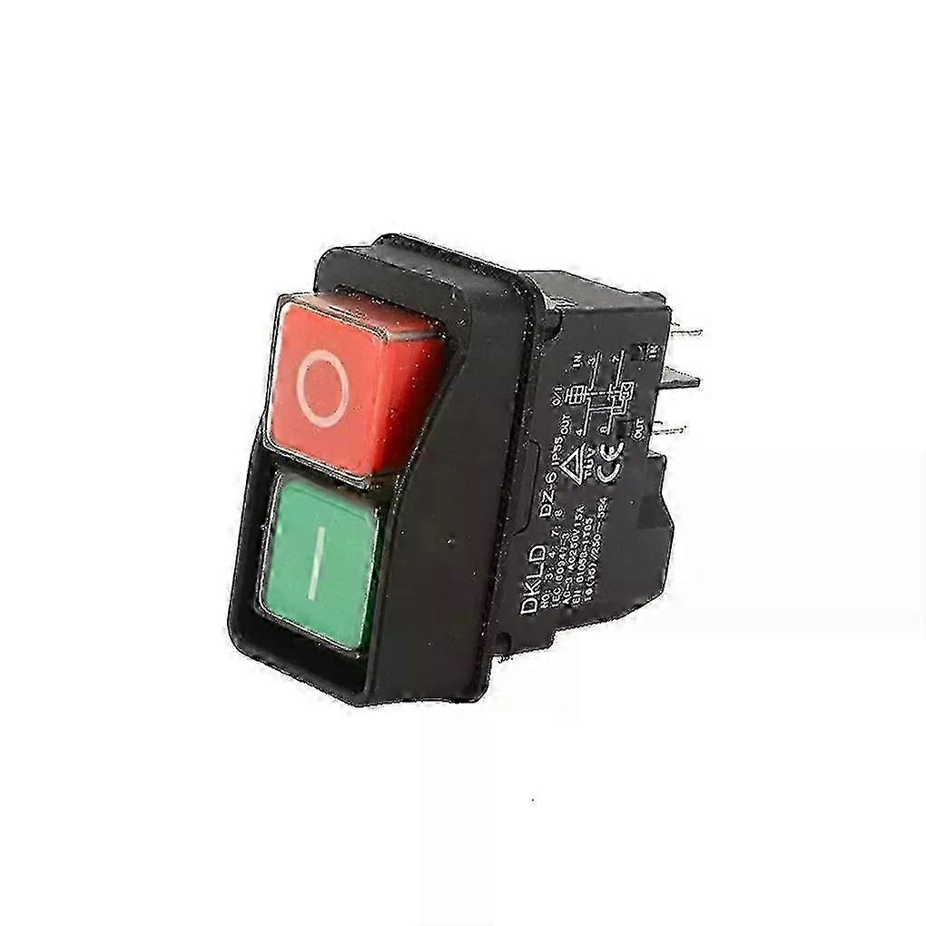 Waterproof DZ6 Push Button Magnetic Switch with Overload Protection for Blender Starter DKLD DZ-6 Leg Safety SwitchesA