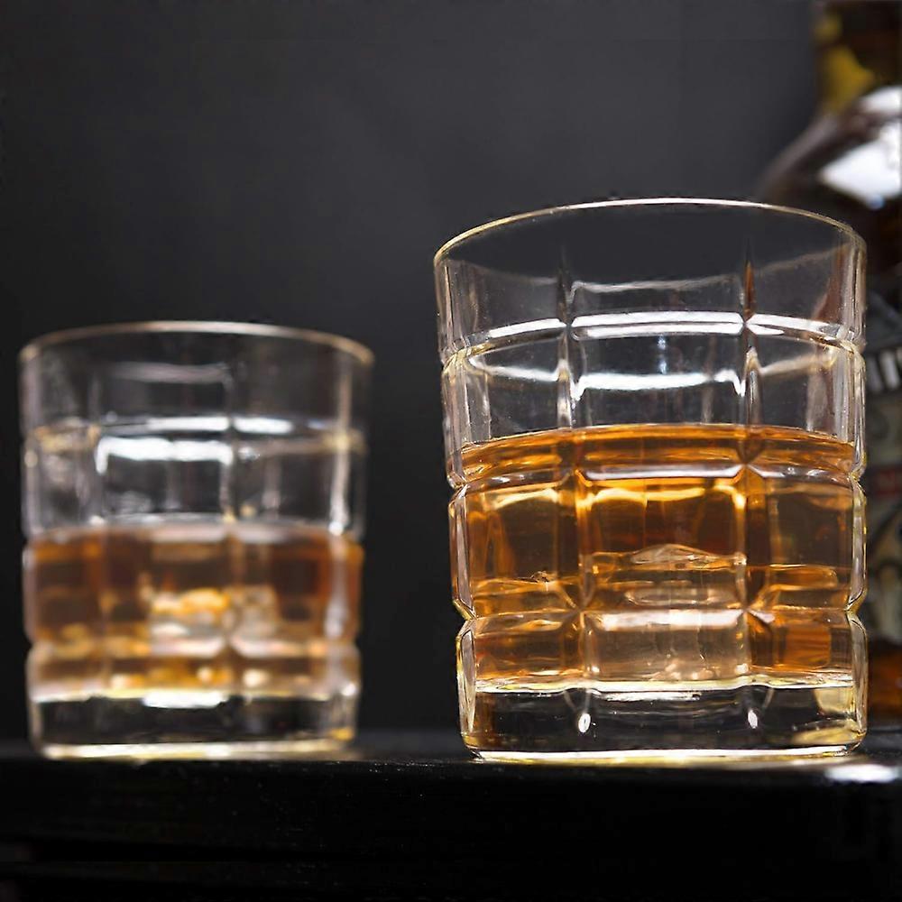 Zmleve Old Fashioned Whiskey Glass, Lead Free Crystal 10 Ounces Rock Glass, Luxury Gift Box, for Cognac Cocktail Glass, Irish Whiskey, Lowball Bourbon
