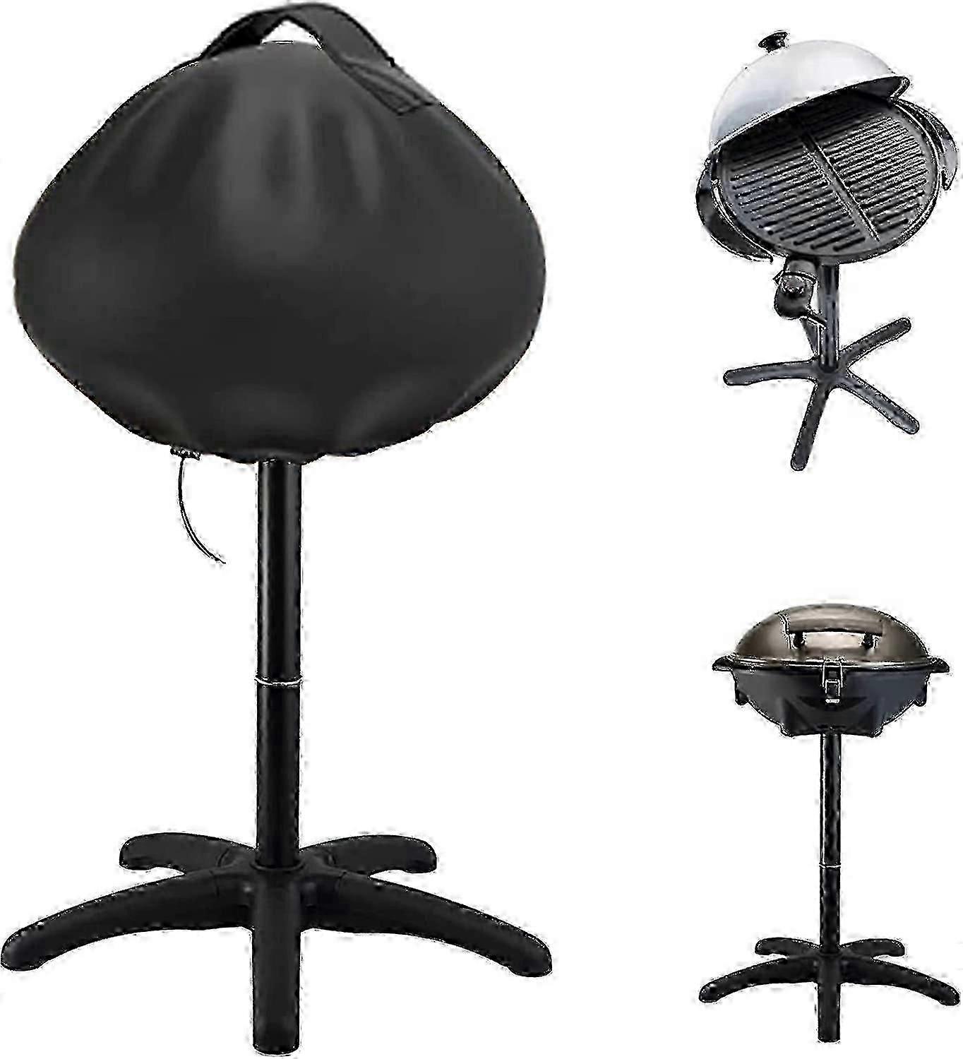 Vanntett 50x45cm deksel for rund kullgrill