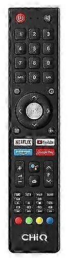 جهاز تحكم عن بعد بلوتوث مع تحكم صوتي لأجهزة التلفزيون الذكية ، متوافق مع طراز CHIQ U55H7N