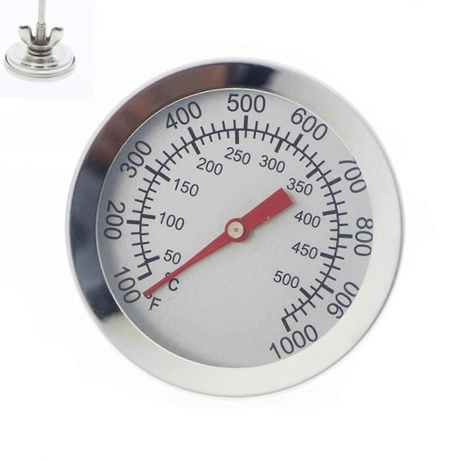 Thermometer Grill Accessories BBQ Thermometer Barbecue Pit Smoker Grill Temperature Gauge 100°F  1000°F (50°C  500°C)