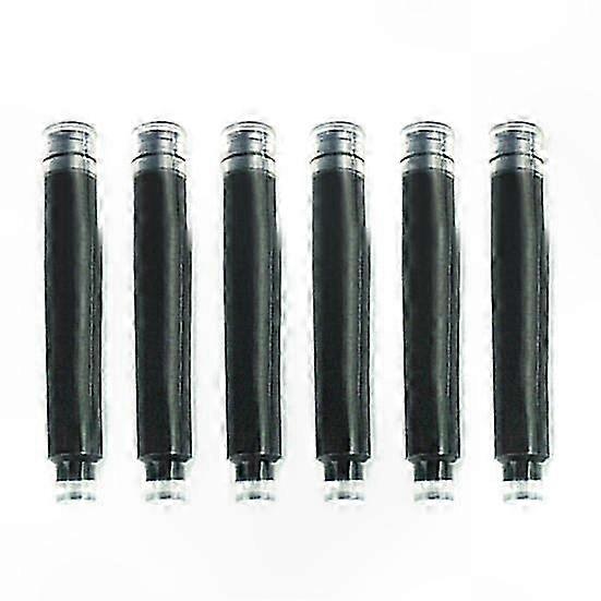6-Pack Writing Essentials for Students and Office Use with Black and Blue Ink Cartridges